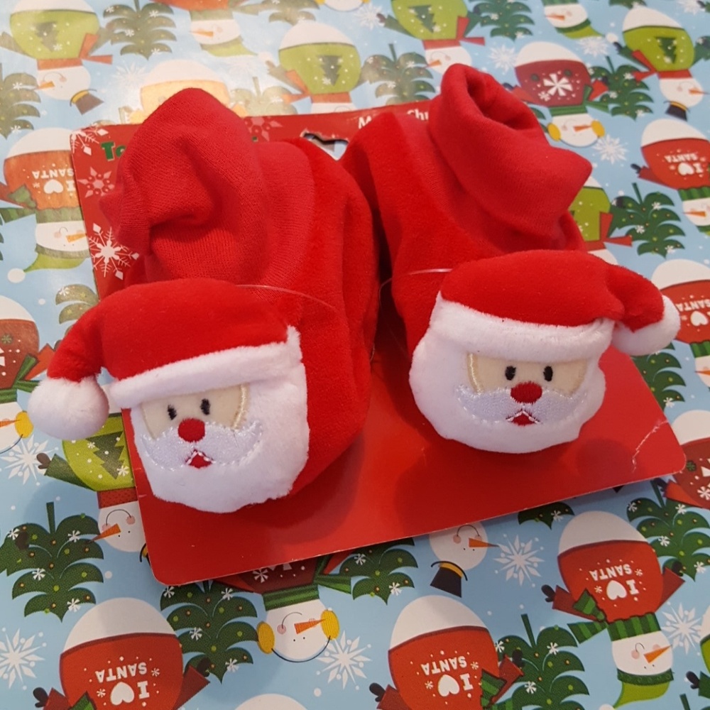 Baby Santa Slippers